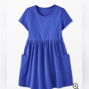 NWT new Hanna Andersson play dress blue